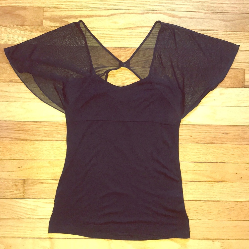 Net Short Sleeve Camisole